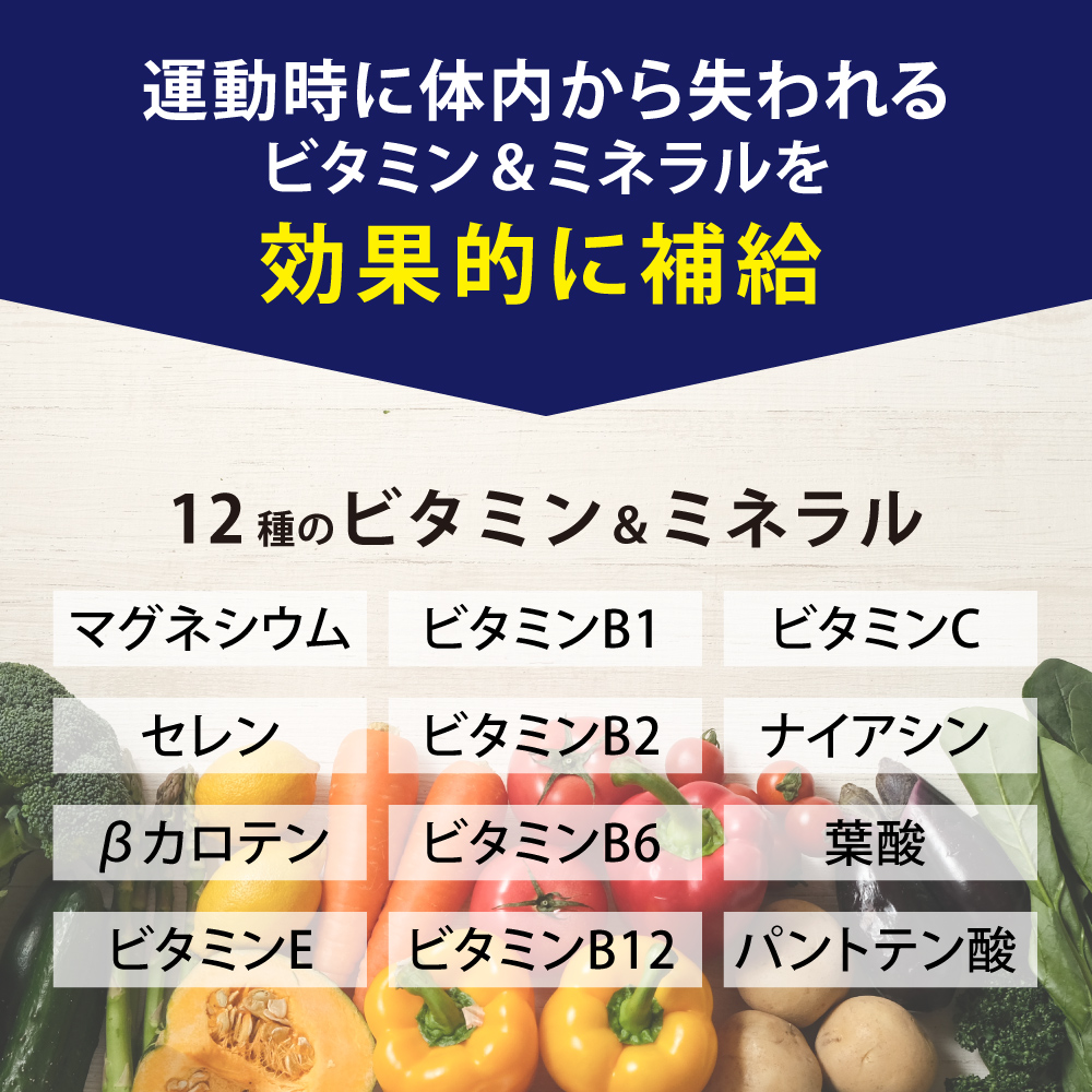 12種類のビタミンミネラル