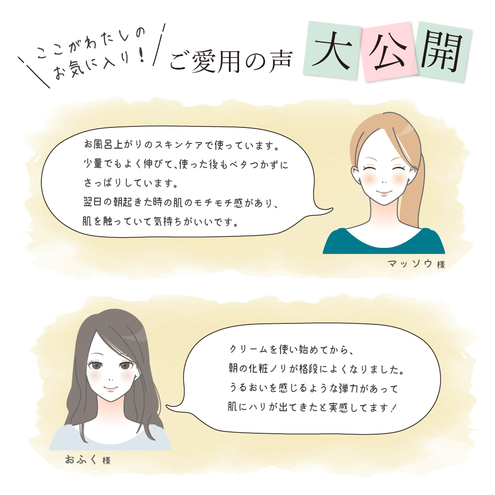 アイナチュラ NsRクリームお客様レビュー