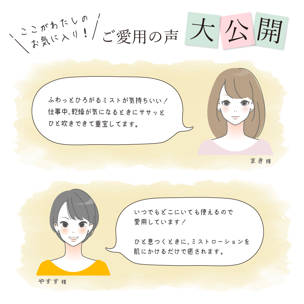 アイナチュラ Nsモイスチャーミストローションお客様レビュー