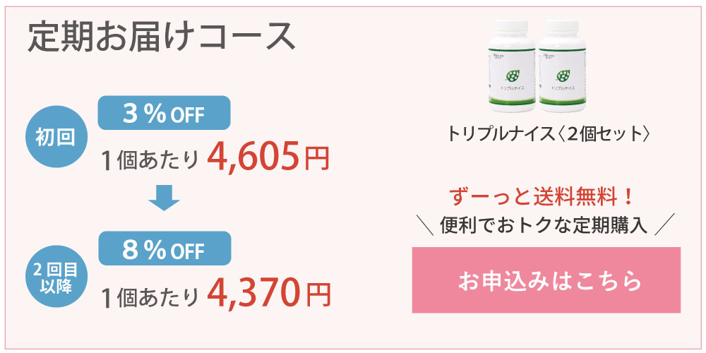 アイナチュラプレミアムトリプルナイス定期購入はこちら