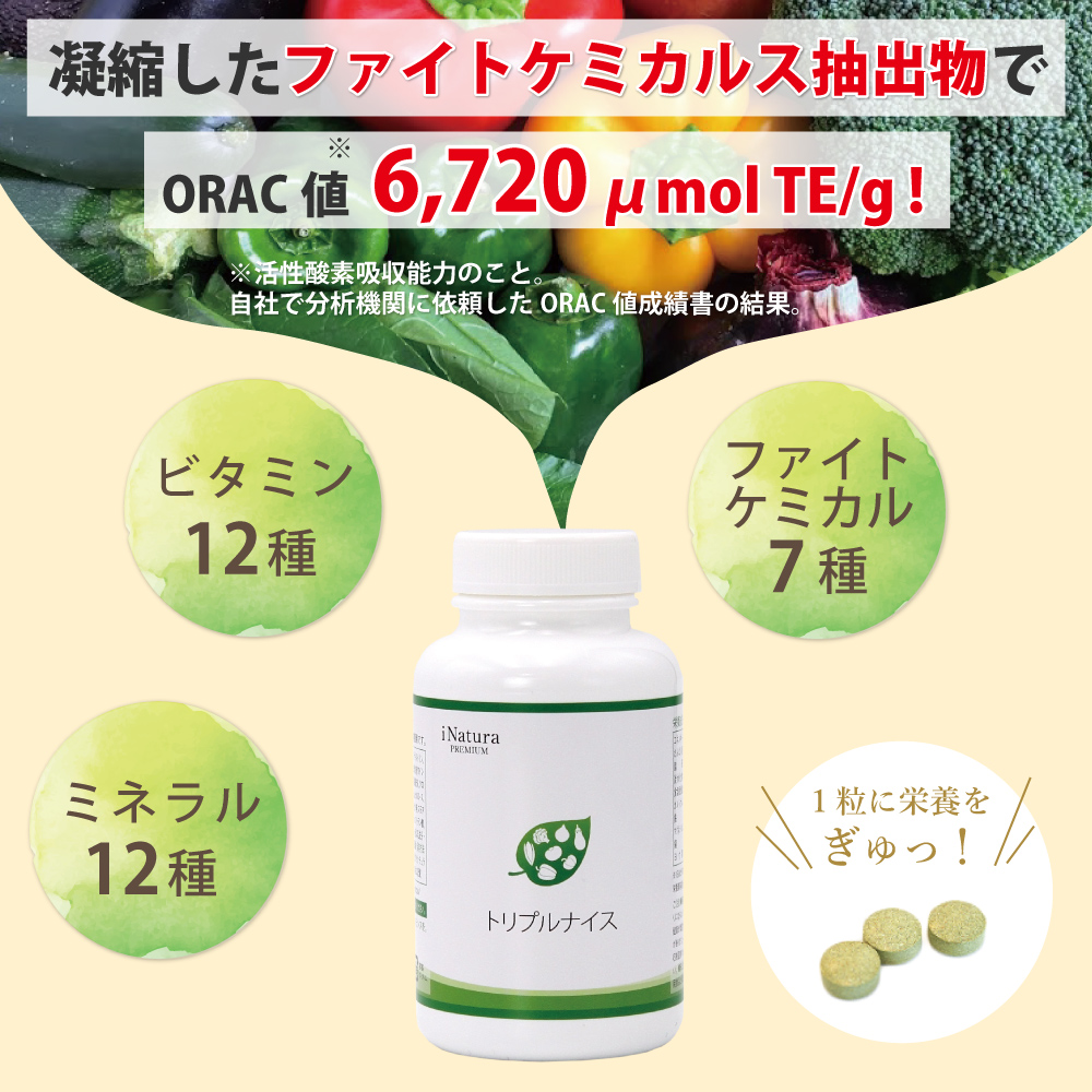凝縮したファイトケミカルス抽出物