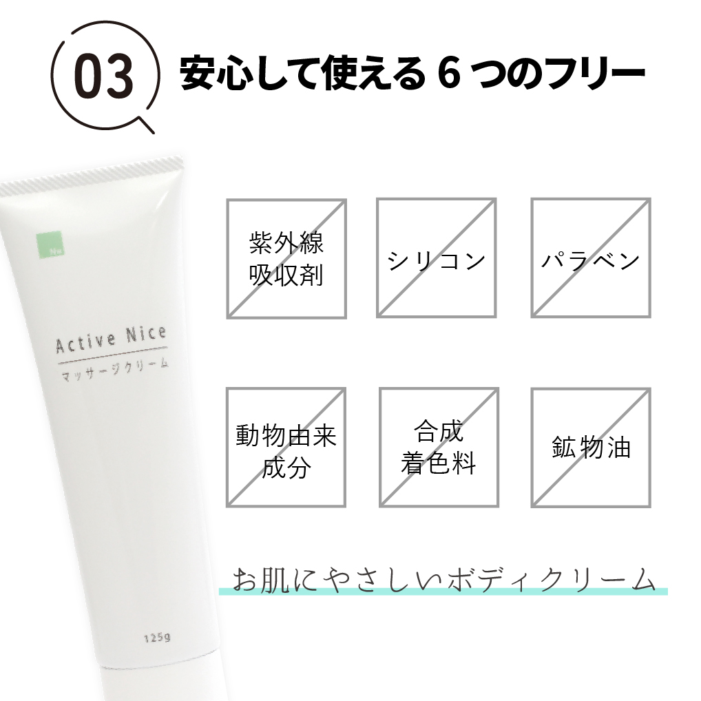 アクティブナイスは安心して使える6つのフリー