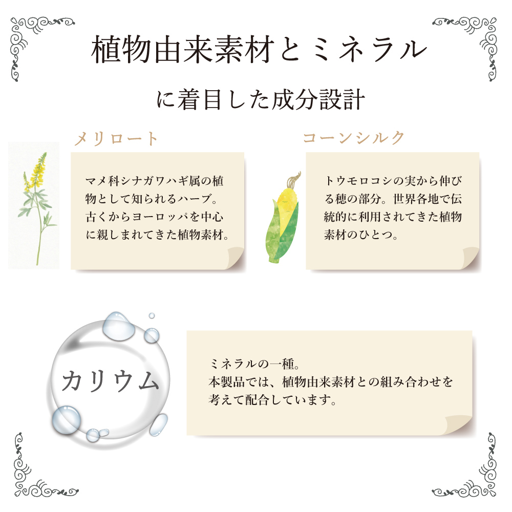 植物のチカラ+カリウムでめぐりケア
