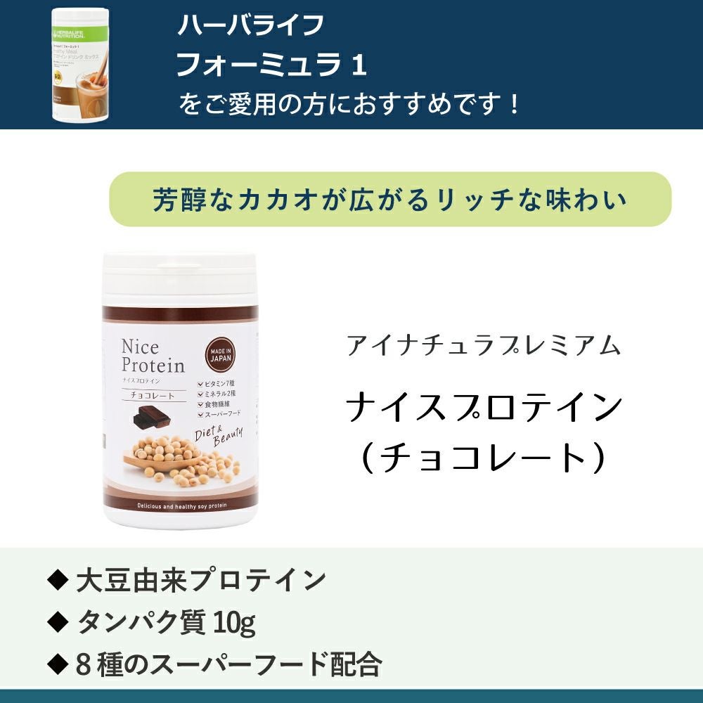 アイナチュラプレミアム　ナイスプロテイン（チョコレート）