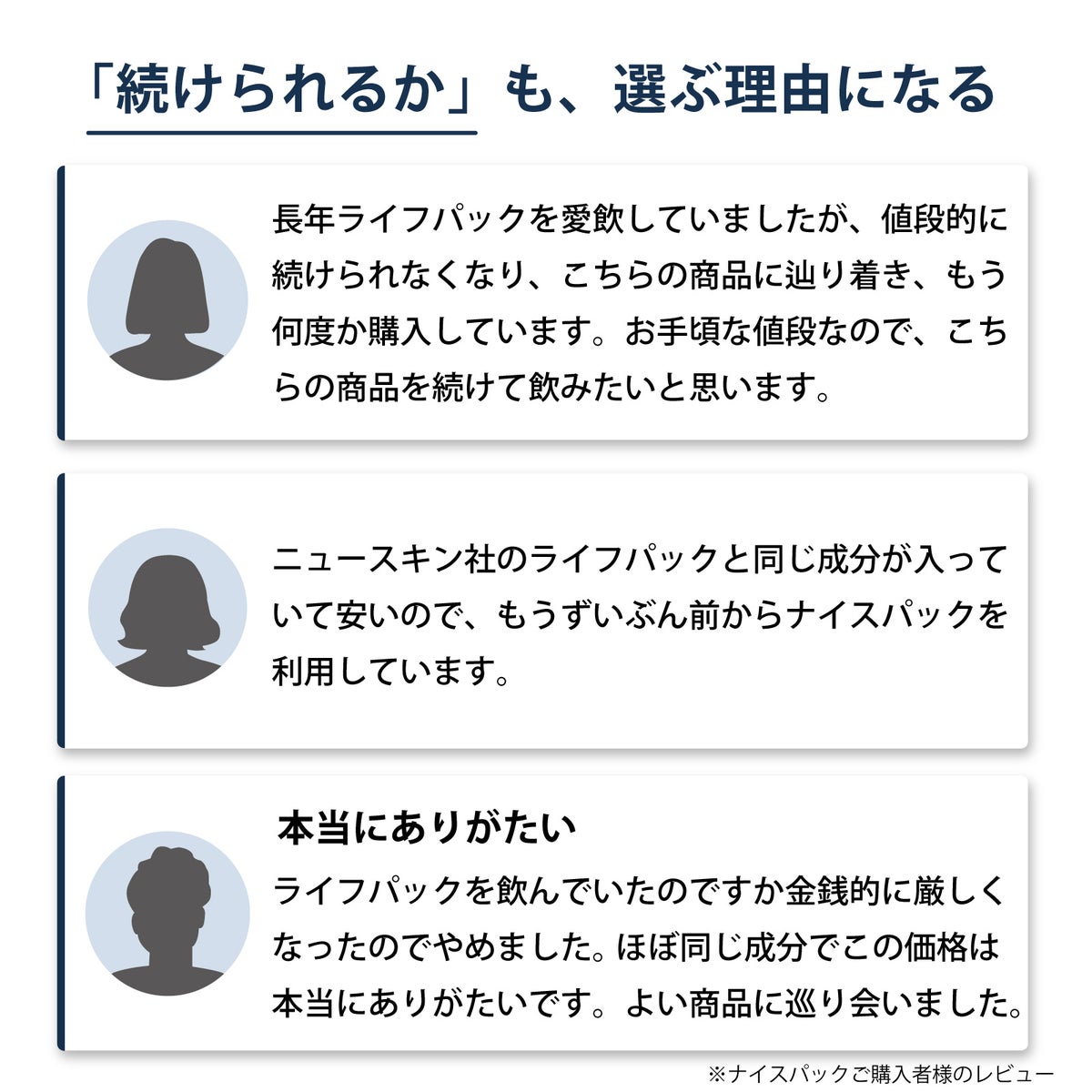 ライフパック（ニュースキン）とナイスパック（アイナチュラ）セット