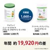 アムウェイ ニュートリライト バランス プロテイン ミックス抹茶とアイナチュラプレミアム ナイスプロテイン抹茶を、毎月の費用や年間の負担、継続しやすさの視点から紹介する画像