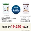アムウェイ ニュートリライト バランス プロテイン ミックス チョコレートとアイナチュラプレミアム ナイスプロテイン チョコレートを、毎月の費用や年間の負担、継続しやすさの視点から紹介する画像